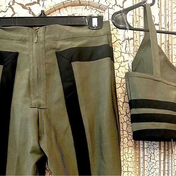 Fashion Nova Matching Olive Pants Set - Picture 13 of 16